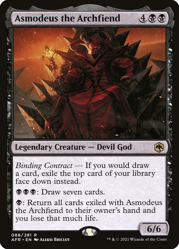 Mtg asmodeus the archfiend - mtg,